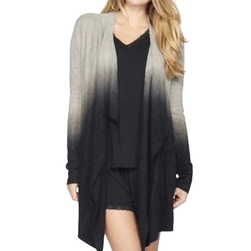 Barefoot Dreams Calypso Ombre Bamboo Chic Lite Knit Wrap Cardigan Size S/M